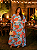 Vestido Renda Longo Floral - Imagem 1