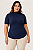 Blusa Gola Alta Manga Curta Plus Size - Imagem 5