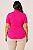Blusa Gola Alta Manga Curta Plus Size - Imagem 2