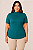 Blusa Gola Alta Manga Curta Plus Size - Imagem 3