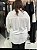 CAMISA  MANGA CAIDA COM PUNHO  OFF WHITE PLUS SIZE - Imagem 3