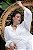 CAMISA  MANGA CAIDA COM PUNHO  OFF WHITE PLUS SIZE - Imagem 5
