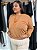 Blusa  Moletinho Liso Plus Size - Imagem 1