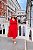 Vestido Vermelho Decote V - Imagem 1