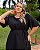 Vestido Curto Liso Plus Size - Imagem 4