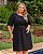Vestido Curto Liso Plus Size - Imagem 1