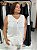 Regata Decote Com Pregas Plus Size - Imagem 1