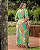 Vestido Barrado Longo Laco Plus Size - Imagem 3