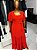 Vestido Longo Detalhe de Renda Plus Size - Imagem 1