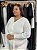 Casaco Liso com Vista e Botão Frontal Plus Size - Imagem 3