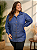 Camisa Denin Plus Size - Imagem 1