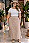 Saia Midi Evase Plus Size - Imagem 1