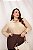 Camisa Join Social Bege Plus Size - Imagem 1