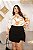 Short Saia com Vistas e Bolsos Plus Size - Imagem 1