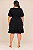 Vestido Liso Babados Barra Plus Size - Imagem 2