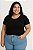 Blusa Basica de Viscose Manga Curta Plus Size - Imagem 6