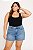 Short Jeans Destroy Plus Size - Imagem 3