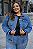 Jaqueta Jeans Over Plus size - Imagem 1