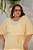 Vestido Curto Textura Amarelo Plus Size - Imagem 2