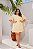 Vestido Curto Textura Amarelo Plus Size - Imagem 5