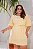 Vestido Curto Textura Amarelo Plus Size - Imagem 6
