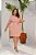Vestido Curto Textura Rosa Plus Size - Imagem 3
