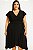 Vestido Violeta Preto Plus Size - Imagem 1
