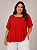 Blusa Decote Manga 2 Tiras Plus Size - Imagem 1