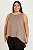 Blusa Regata Recorte e Tiras Plus size - Imagem 1