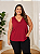 Regata Detalhe Gola Plus Size - Imagem 1
