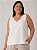 Regata Alca Larga Lisa Plus Size - Imagem 1