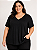 Blusa Detalhe Aplique Gola Plus Size - Imagem 1