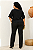 Blusa Detalhe X Gola Plus Size - Imagem 2
