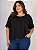 Blusa Lisa Onda Manga Plus Size - Imagem 1