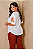 Blusa Detalhe Recorte Manga Plus Size - Imagem 2