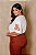Blusa Detalhe Recorte Manga Plus Size - Imagem 2