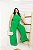 Macacão Longo Amplo Viscose Verde - Imagem 1