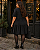 Vestido Curto Recortes Liso - Imagem 2