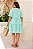 Vestido Curto Recortes Liso - Imagem 4