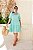 Vestido Curto Recortes Liso - Imagem 4