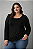 Blusa Básica de Viscose Plus Size - Imagem 2
