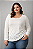 Blusa Básica de Viscose Plus Size - Imagem 1