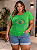 T-shirt Manga Curta com Aplicação Brasil - Imagem 1