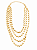 Colar ABS Dourado - Imagem 1