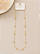 Colar Longo Metal Dourado - Imagem 1