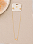 Conj Colar C Brinco Folheado Dourado - Imagem 1