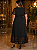 Vestido Longo Liso Decote V Com Botões - Imagem 2