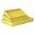 Kit de Suporte Retangular Amarelo para Decoração - 3 peças - Imagem 1