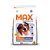 Max para Cães Adultos de Porte Médio e Grande Sabor Carne e Arroz 20kg - Imagem 1