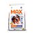 Max para Cães Adultos de Porte Médio e Grande Sabor Carne e Arroz 3kg - Imagem 1